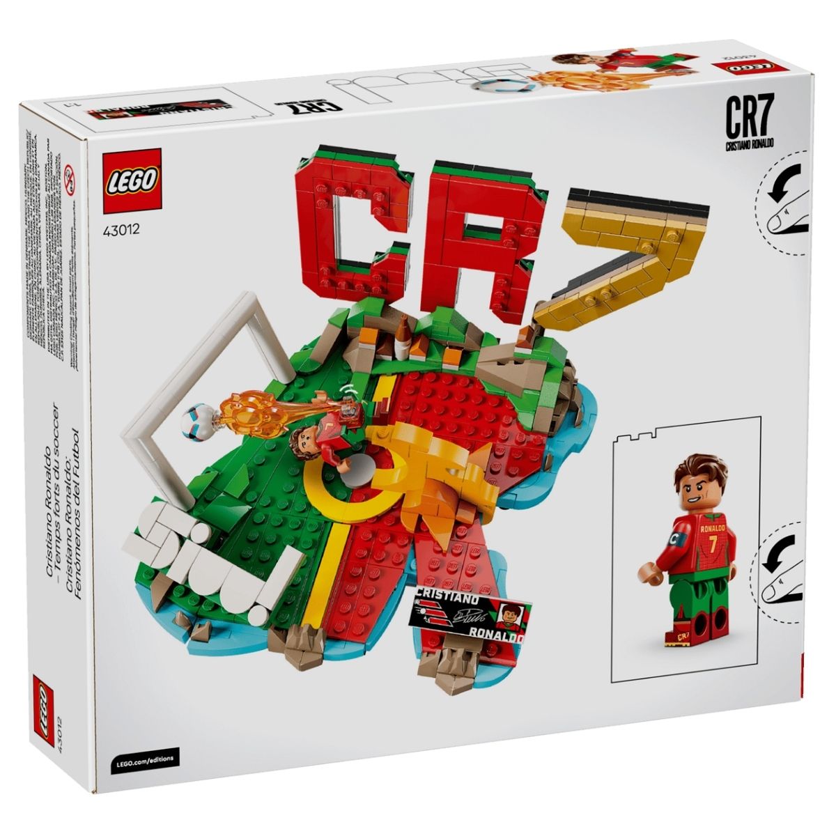 LEGO® Editions Cristiano Ronaldo: CR7– Soccer Highlights Building Set #43012 (490 Pieces)