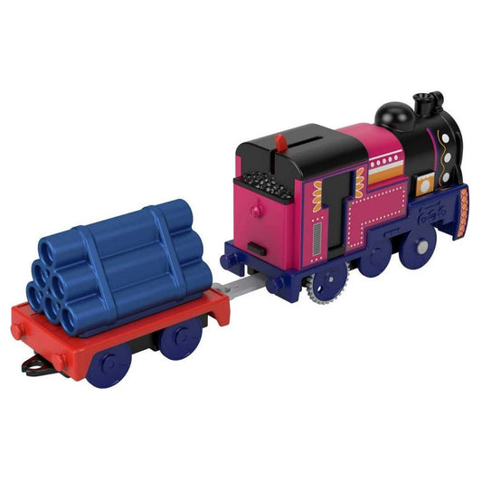 Thomas & Friends Ashima Motorized Toy Train Engine, Battery-Powered Toy Train