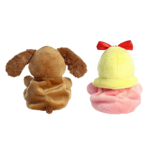 Aurora® Palm Pals™ Dr. Seuss™ The Grinch 5 Inch Christmas Plush Duo Set, Cindy Lou, & Max