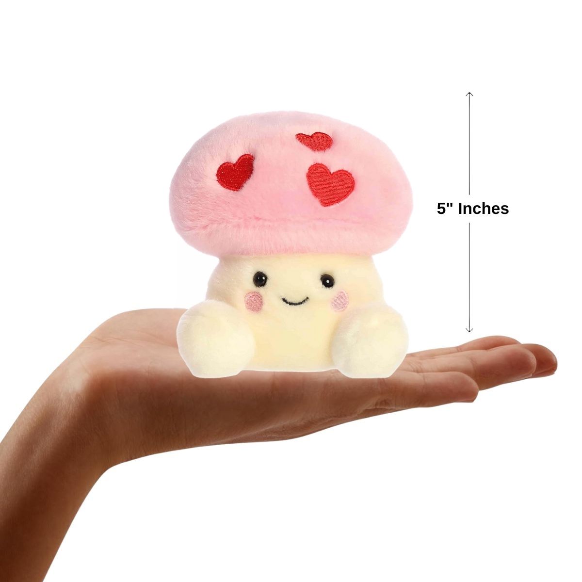 Aurora® Palm Pals™ Brooklyn Mushroom™ 5 Inch Stuffed Animal Toy Seasonal