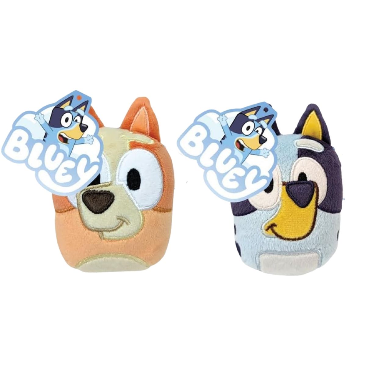 Bluey & Bingo 2-Piece Mini Plush Backpack Clip Set