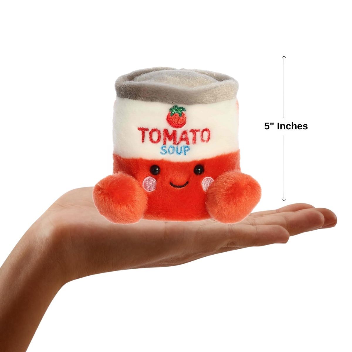 Aurora Palm Pals Andy Tomato Soup Can 5-Inch Stuffed Animal Plush