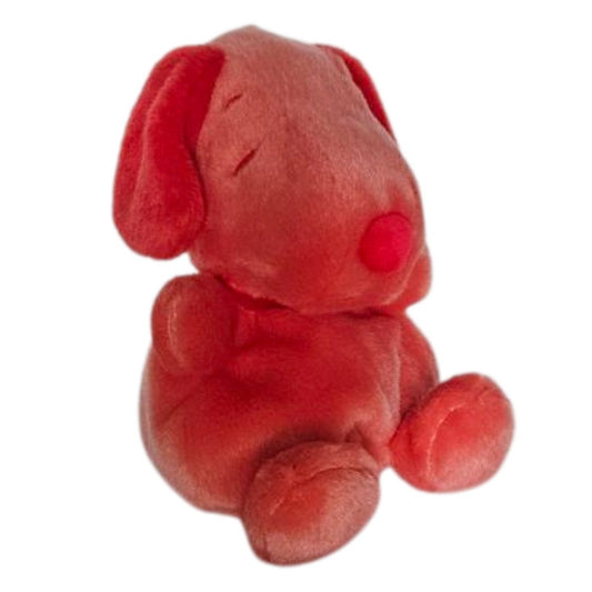 Aurora® Palm Pals™ Peanuts Snoopy Color Collection™ 5 Inch Stuffed Animal Toy, Red