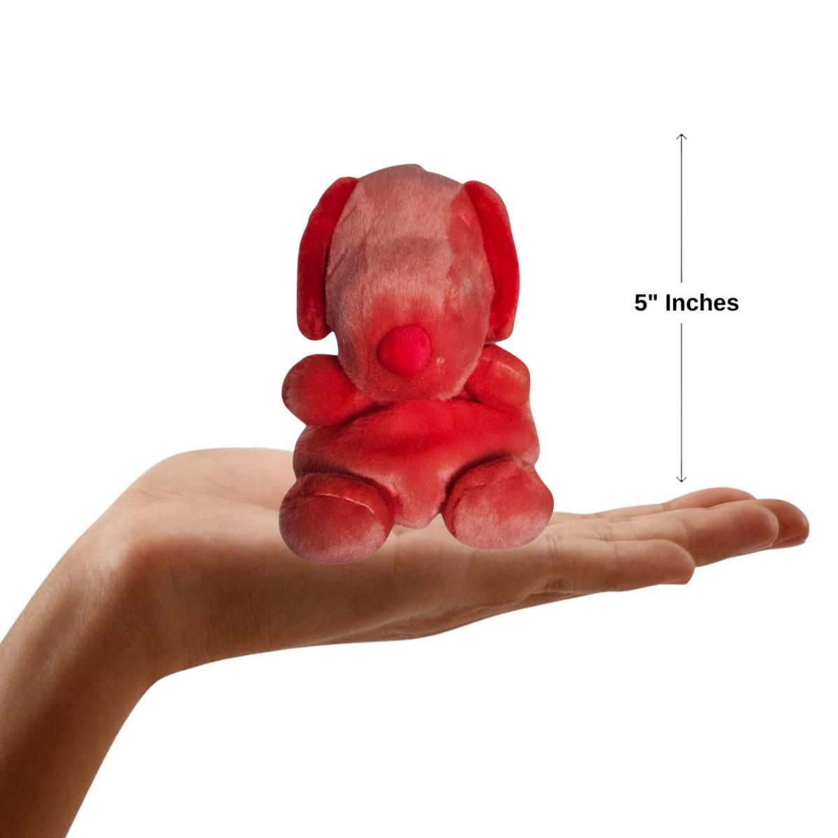 Aurora® Palm Pals™ Peanuts Snoopy Color Collection™ 5 Inch Stuffed Animal Toy, Red