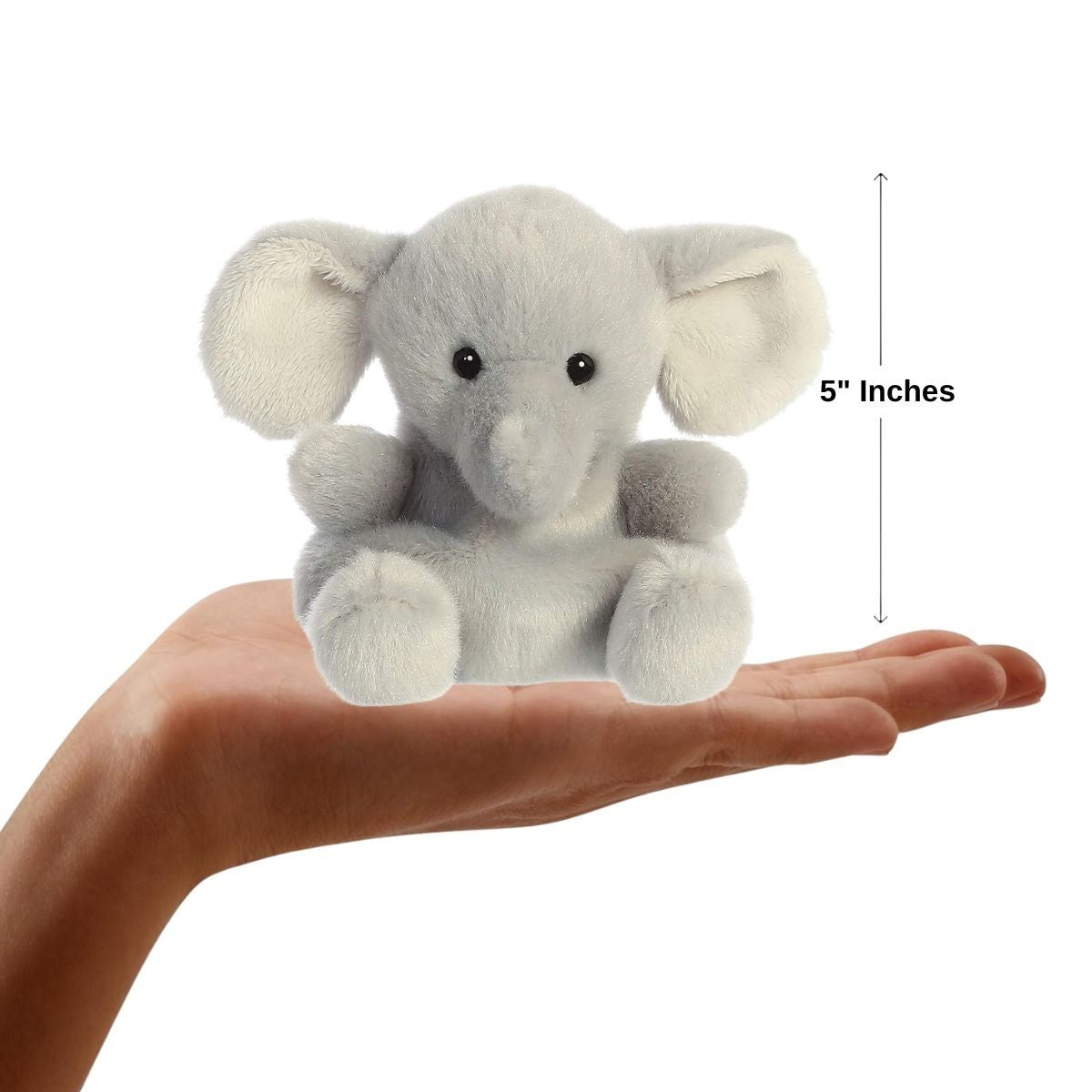 Aurora® Palm Pals™ Stomps Elephant™ 5 Inch Stuffed Animal Toy #1-011 Zoo
