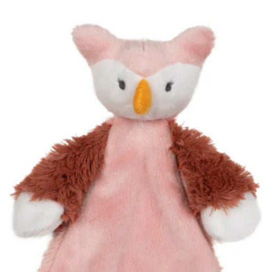 Happy Horse Owl Olivia 11" Inch Security Tuttle Blanket Stuffed Animal Plush Toy