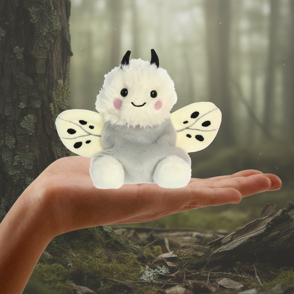 Aurora® Palm Pals™ Astra Moth™ 5 Inch Stuffed Animal Toy #1-214 Critters
