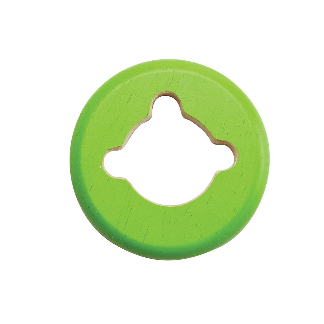 PlanToys® Twist & Sort Wooden Stacking Toy with Twisting Rod