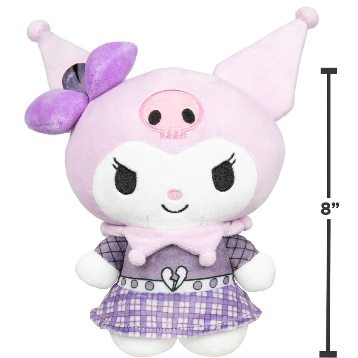 Hello Kitty® and Friends 8" Inch Kuromi Punk Plush Toy, Series 2