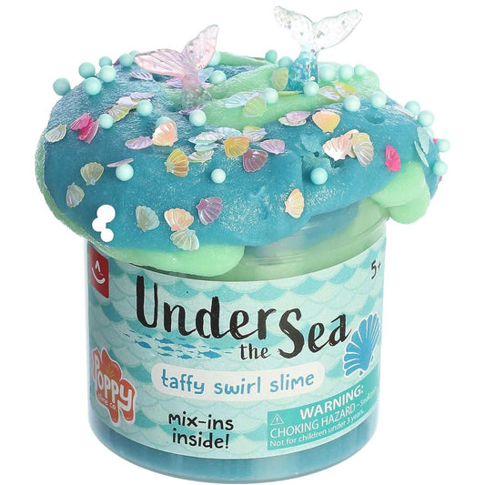 Aurora Toys Poppy Slime Co. Under the Sea Taffy Swirl Slime