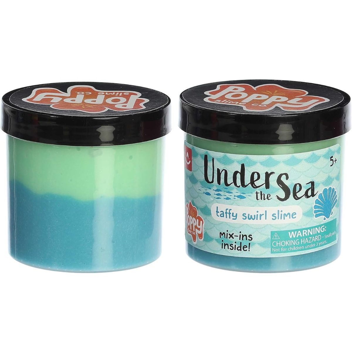Aurora Toys Poppy Slime Co. Under the Sea Taffy Swirl Slime