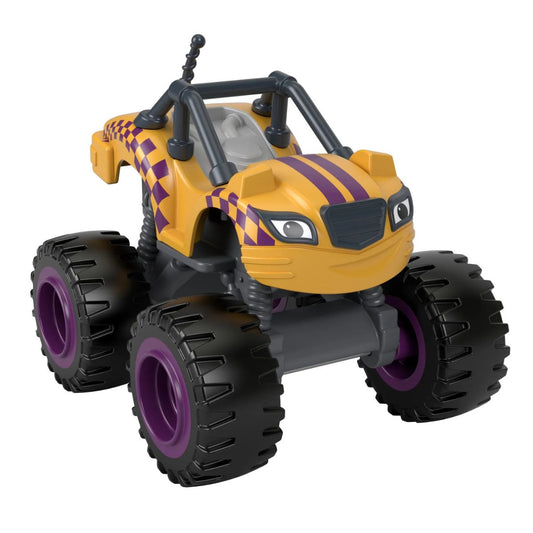 Fisher-Price Nickelodeon Blaze and the Monster Machines Diecast Vehicle, Racing Flag Stripes