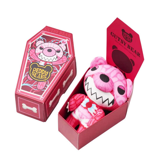 Deddy Bears Coffin 5" Inch Stuffed Animal Plush Toy Series 3, Gutsy Bear