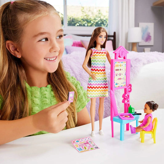 Barbie You Can Be Anything, Brunette Teacher Playset