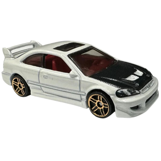 Hot Wheels Honda Civic Si Play Vehicle Car, J-Imports Series 2/10, Scale 1:64