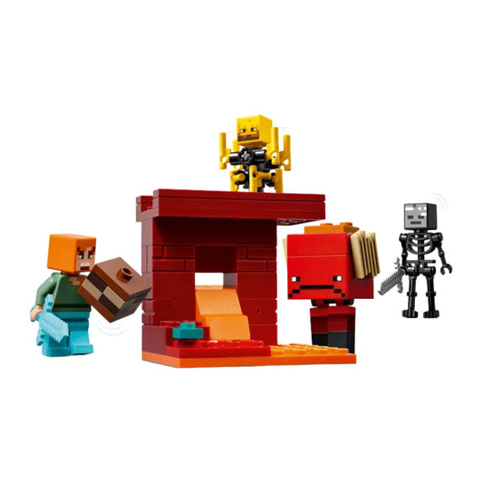 LEGO® Minecraft Nether Lava Battle Building Kit 21266, 99 Pieces