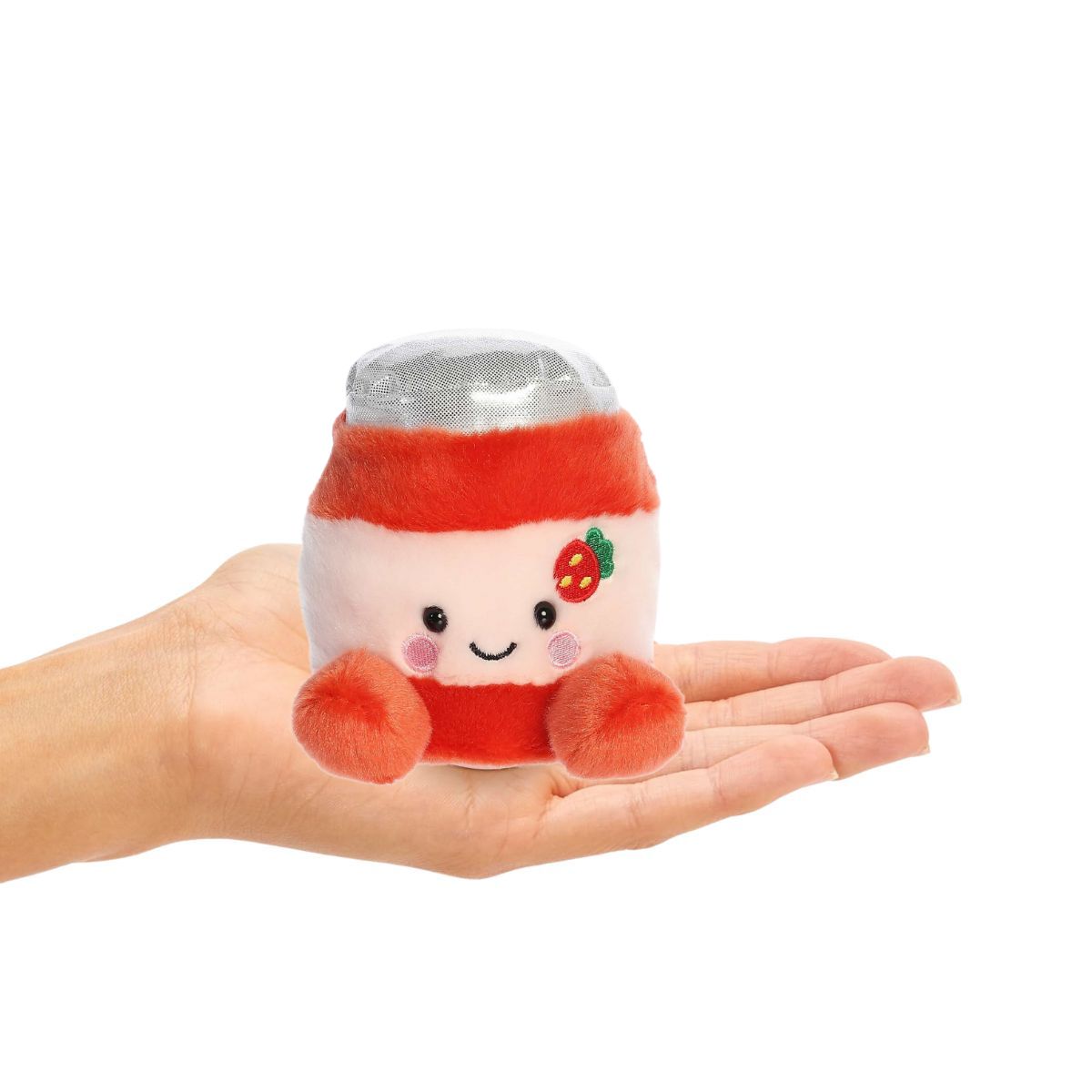 Aurora® Palm Pals™ JJ Strawberry Jelly™ 5 Inch Stuffed Animal Toy #1-475 Cravings