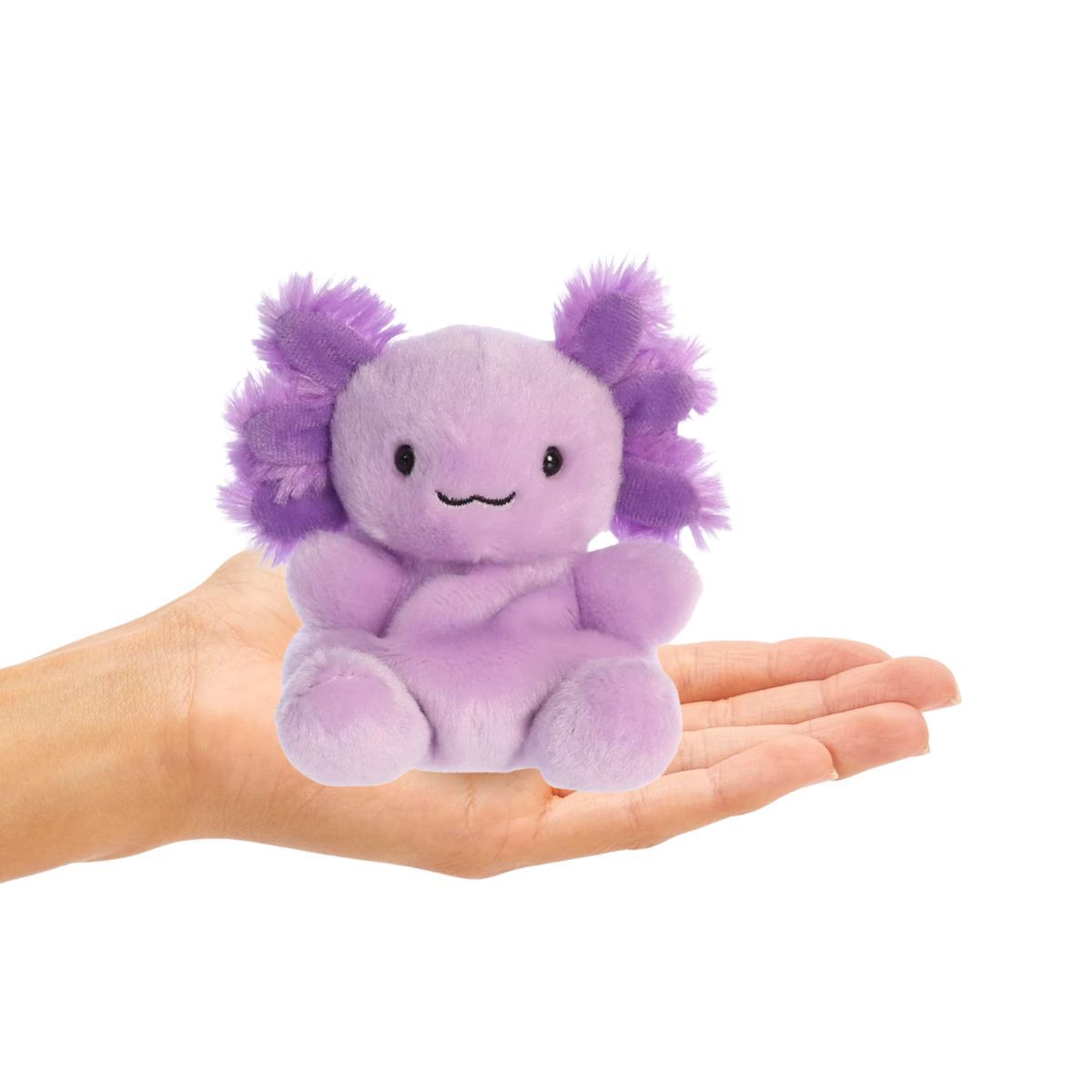 Aurora® Palm Pals™ Xavier Purple Axolotl™ 5 Inch Stuffed Animal Toy # 1-489 Zoo