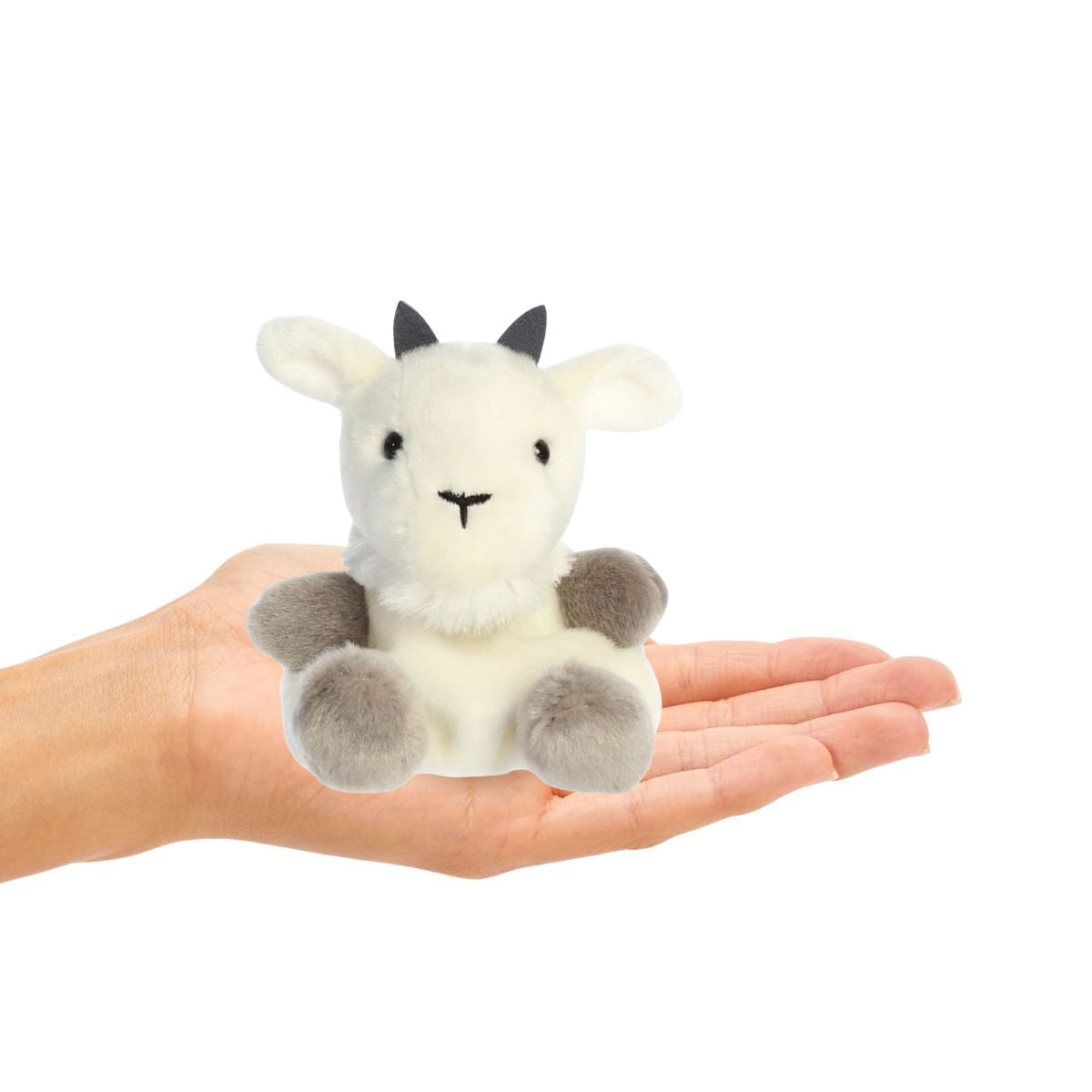 Aurora® Palm Pals™ Jenny Mountain Goat™ 5 Inch Stuffed Animal Toy #1-478 Forest