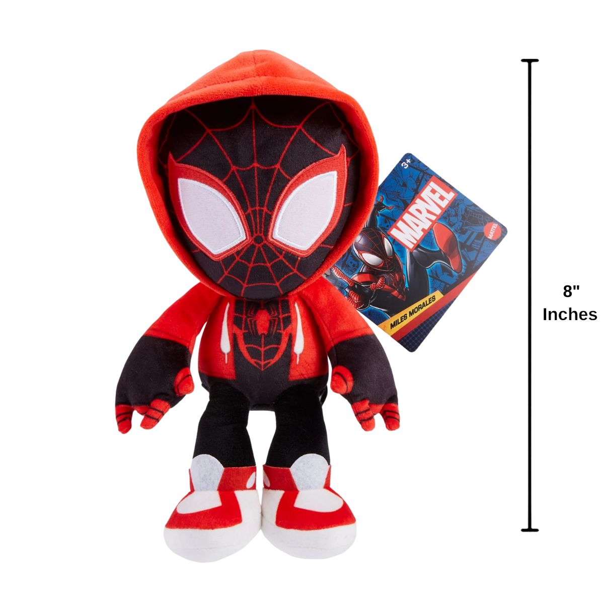 Mattel Marvel Miles Morales 8-inch Plush Toy