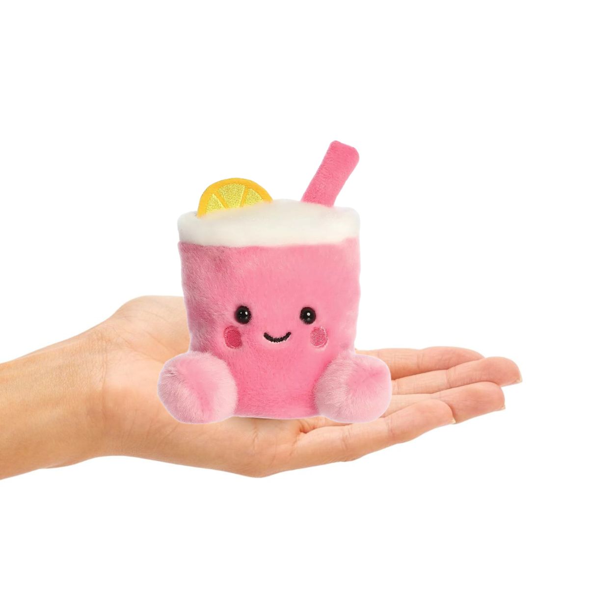 Aurora® Palm Pals™ Zelie Pink Lemonade™ 5 Inch Stuffed Animal Toy #1-556 Cravings