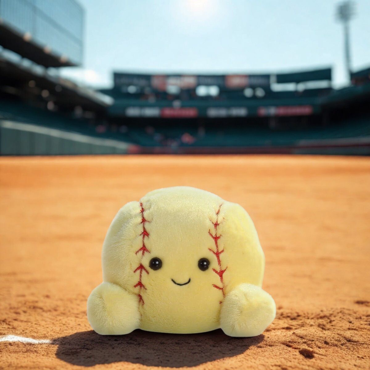 Aurora® Palm Pals™ Shortstop Soft Ball™ 5 Inch Stuffed Animal Toy #1-561 Sports