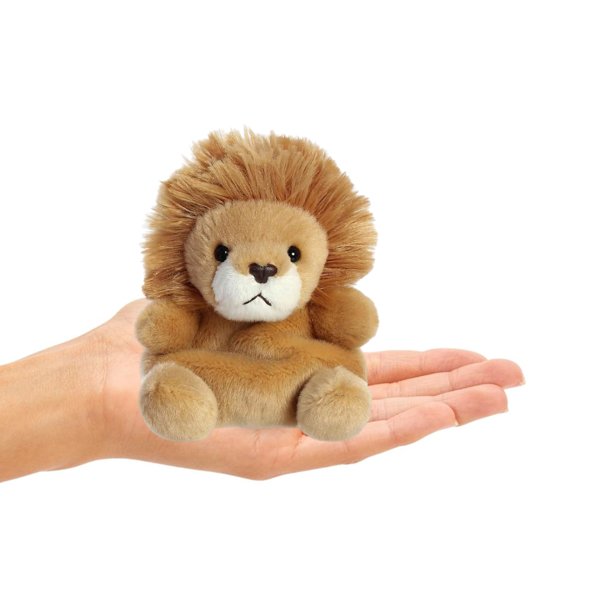 Aurora® Palm Pals™ Leno Lion™ 5 Inch Stuffed Animal Toy #1-025 Zoo