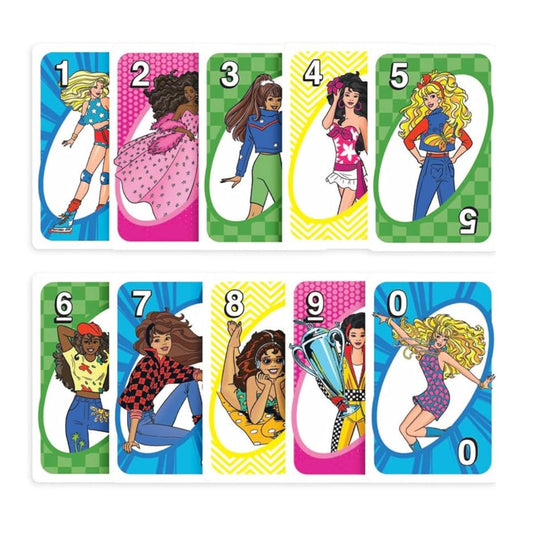 UNO Barbie Standard Game with Exclusive Wild Card Rule for 2 to 10 Players