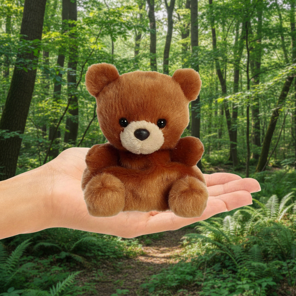 Aurora® Palm Pals™ Artie Bear™ 5 Inch Stuffed Animal Toy #1-024 Forest