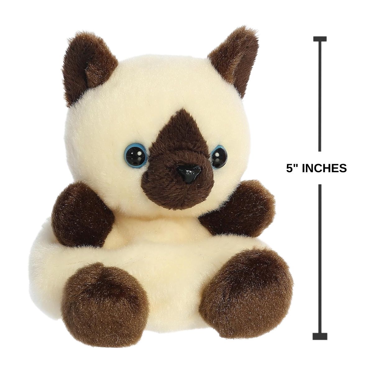Aurora® Palm Pals™ Dusty Siamese Kitty™ 5 Inch Stuffed Animal Toy #1-444 Pet