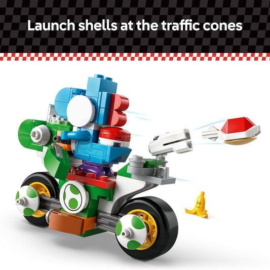 LEGO® Super Mario Kart Yoshi Bike Building Toy Playset 72031, 133 Pieces