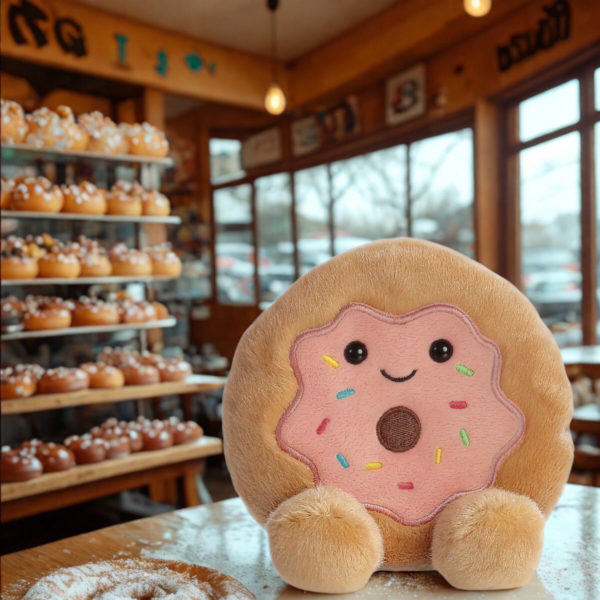 Aurora® Palm Pals™ Claire Donut™ 5 Inch Stuffed Animal Toy #1-133 Cravings