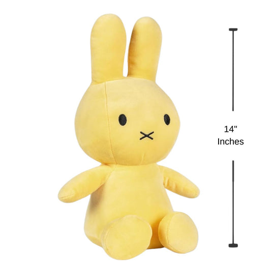 Color your World with Miffy 14" Inch Yellow Collectible Stuffed Animal Plush Toy