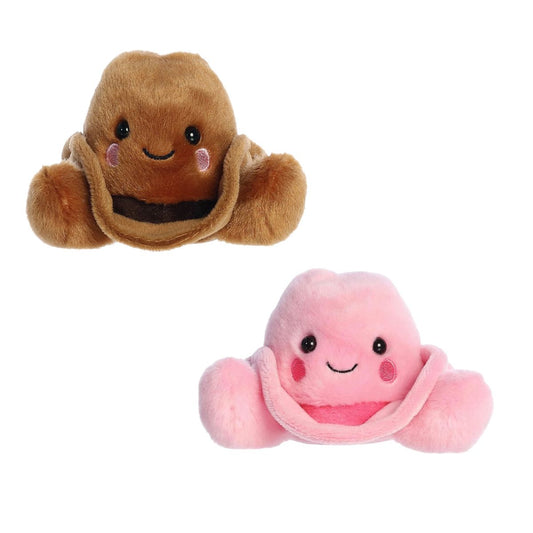 Aurora® Palm Pals™ Yee-Haw Duo 5" Inch Plush Set, Orville Cowboy Hat™ & Sally Pink Cowgirl Hat™