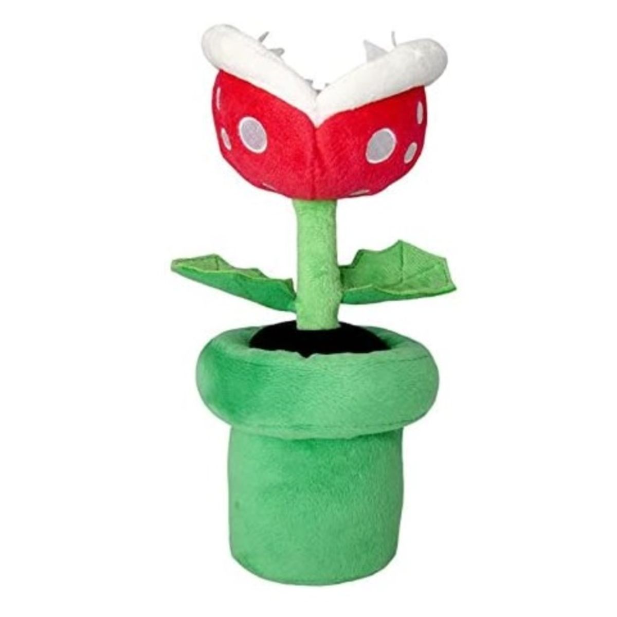 Little Buddy Super Mario Piranha Plant Stuffed Animal Plush Toy, 9" Inches