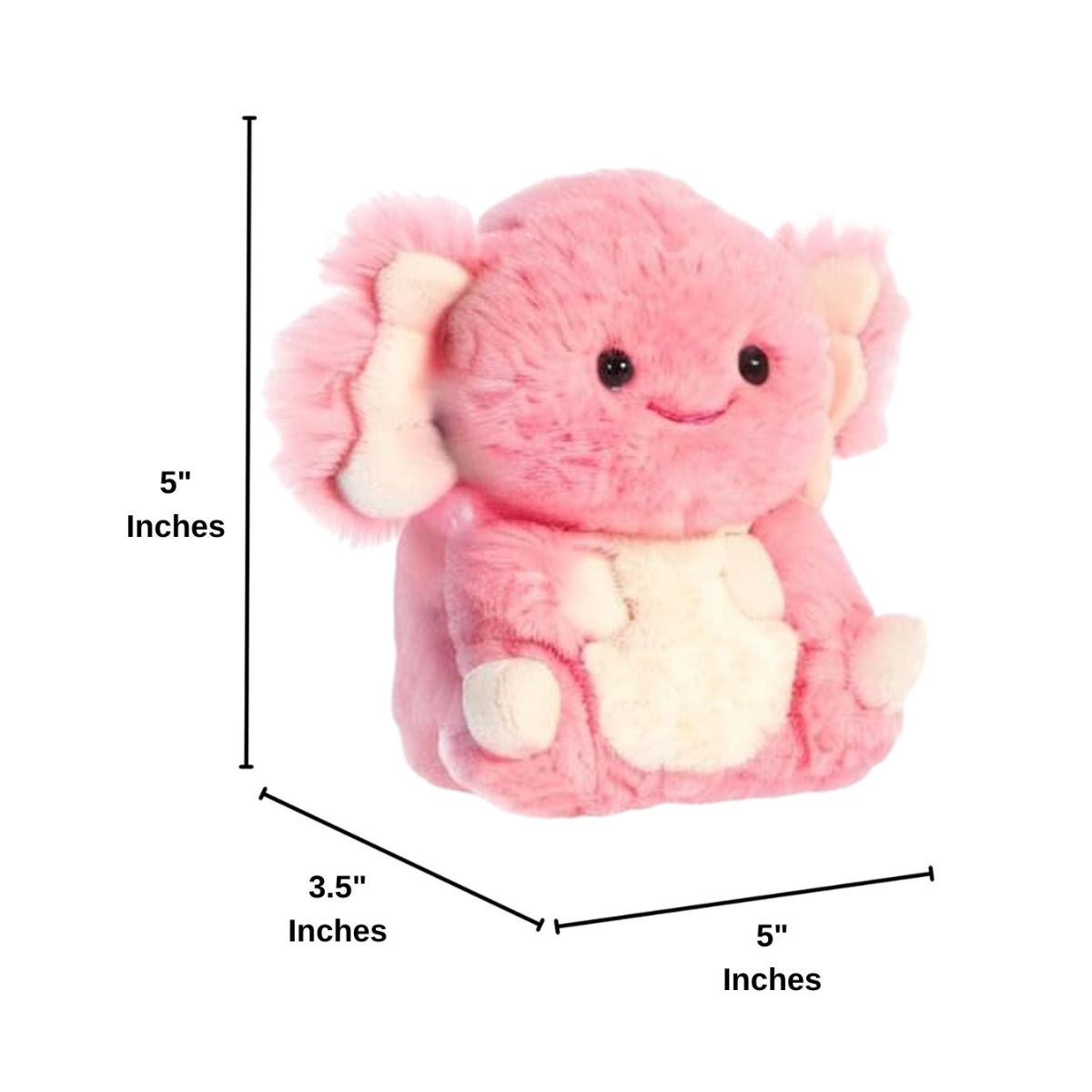 Aurora® Rolly Pet™ Ari Axolotl™ 5" Inch Stuffed Animal Toy