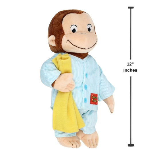 Curious George in Pajamas 12" Inch Collectible Monkey Plush Toy