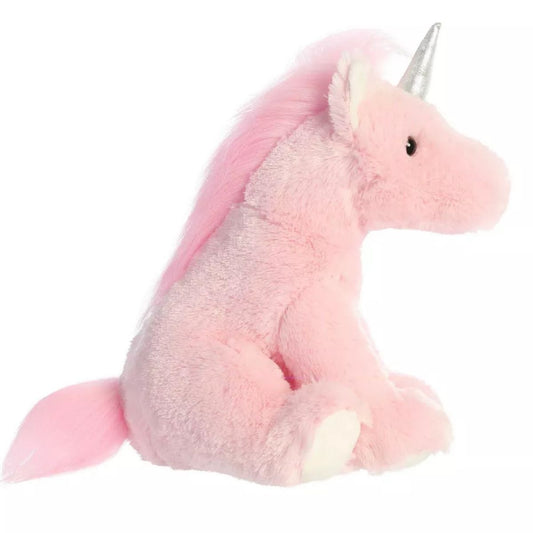 Aurora® Adorable 11.5" Inch Stuffed Animal Plush Toy, Pink Unicorn
