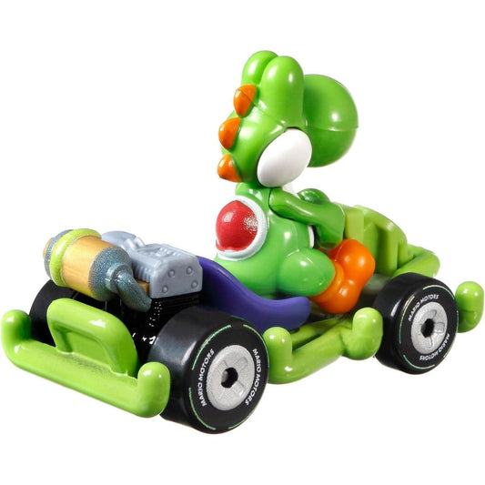 Hot Wheels Mario Kart 1:64 Die-Cast Green Yoshi Pipe Frame Vehicle