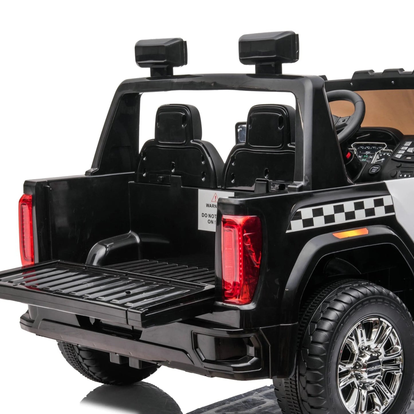Freddo Toys 24V GMC Sierra Denali 2 Seater Police Ride-On Truck