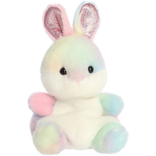 Aurora® Palm Pals™ Opal Rainbow Bunny™ 5 Inch Stuffed Animal Toy