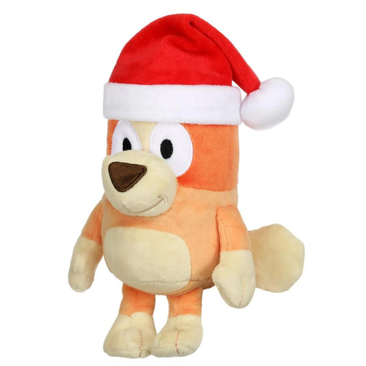 Bluey Christmas 7" Inch Stuffed Animal Plush Toy, Festive Bingo