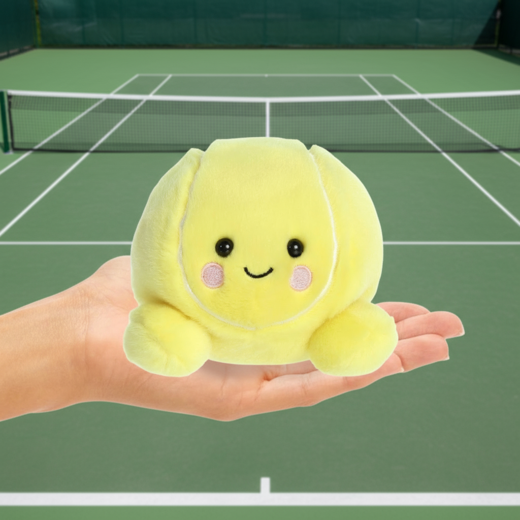 Aurora® Palm Pals™ Ace Tennis Ball™ 5 Inch Stuffed Animal Toy #1-222 Sports