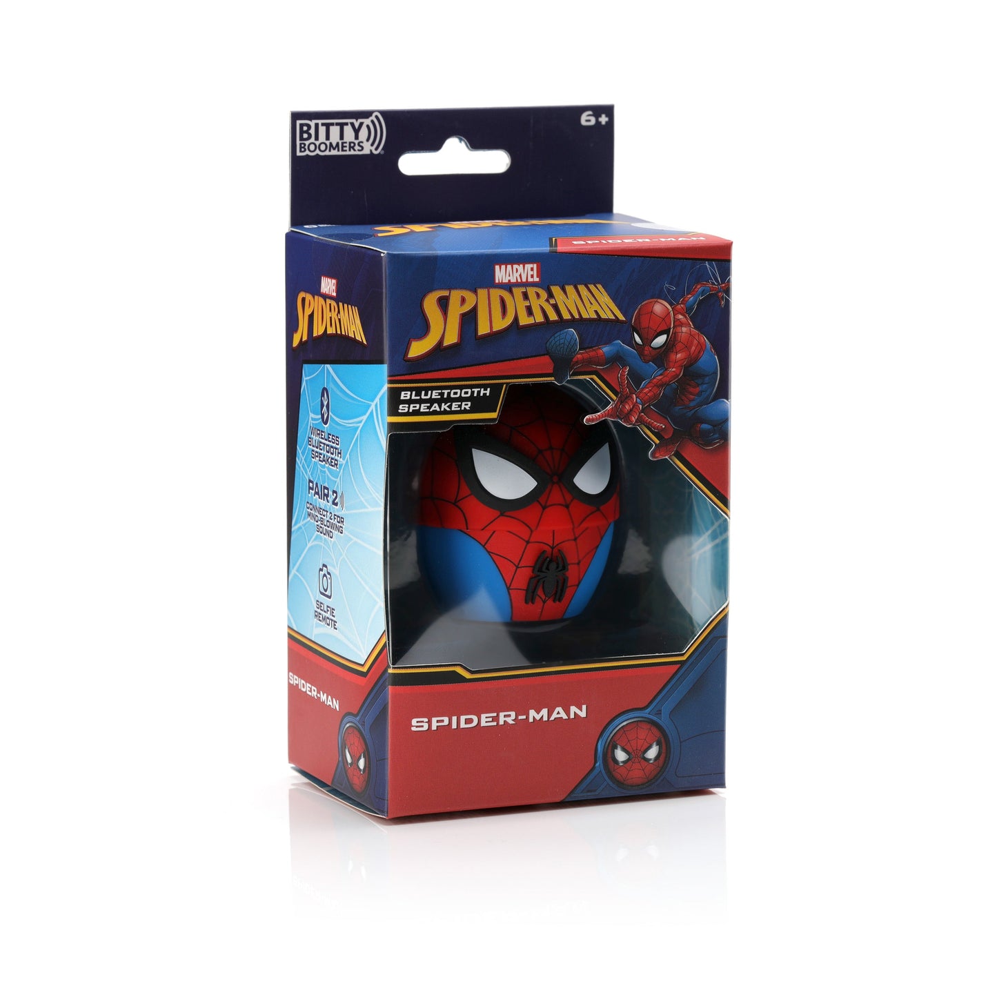Bitty Boomers Wireless Bluetooth Speaker, Marvel Spider-Man