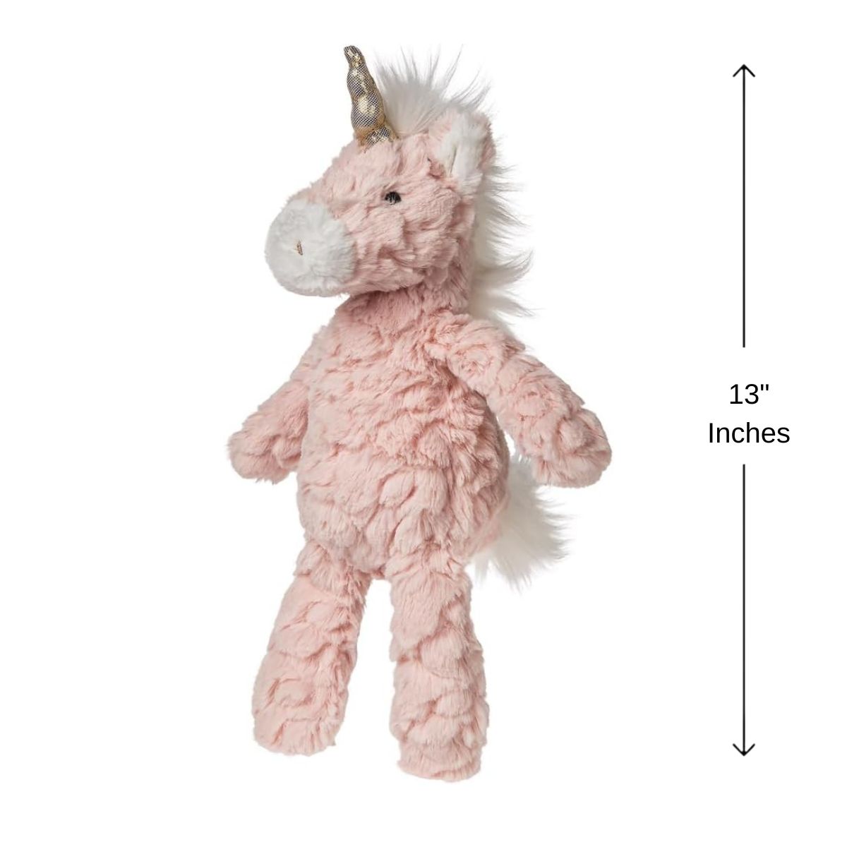 Mary Meyer Putty Collection 13" Inch Stuffed Animal Toy, Blush Unicorn
