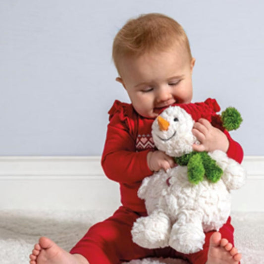 Mary Meyer Putty Collection 12" Inch Stuffed Animal Toy, Let it Snow Snowman