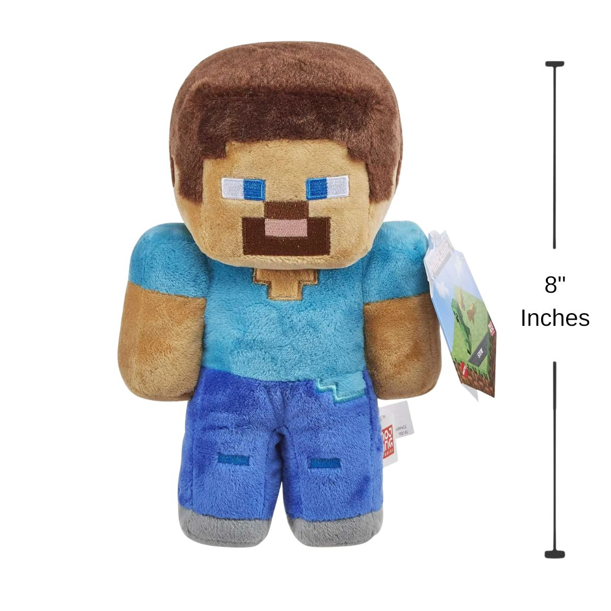 Minecraft Plush Character Dolls 8" Inch Stuffed Animal Plush Toy, Steve
