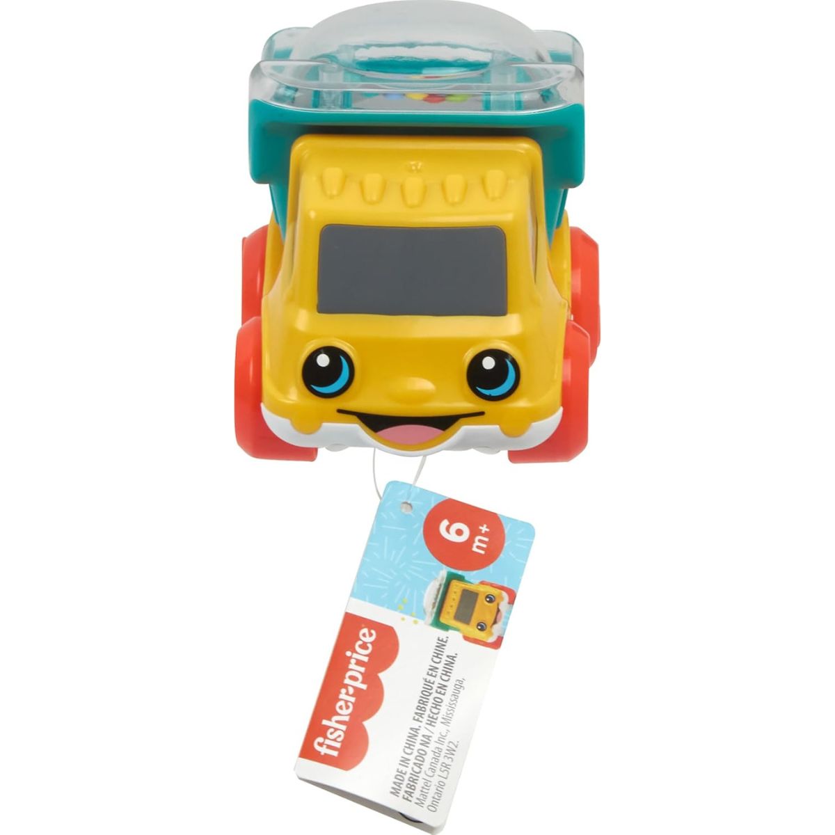 Fisher-Price Baby Toy Poppity Pop Dump Truck Ball Popper Push-Along Vehicle, Ages 6+