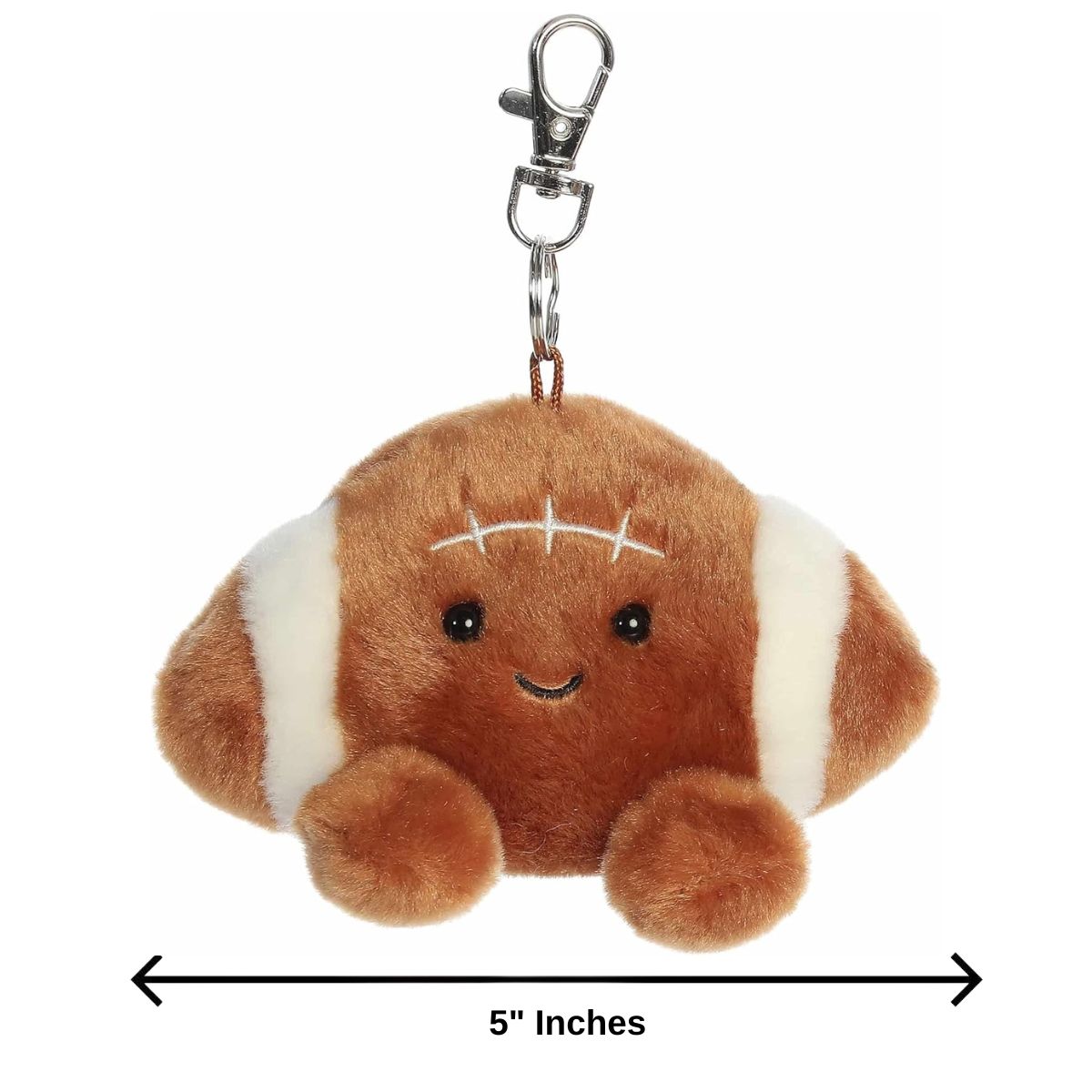 Aurora® Palm Pals™ Tackle Football™ 4 Inch Clip-On Stuffed Animal Toy, Sports
