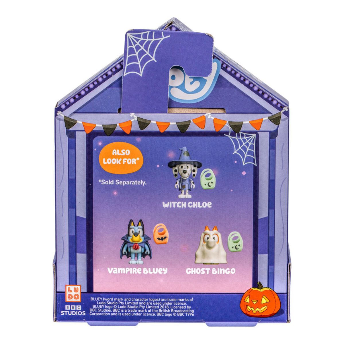 Bluey™ Halloween 2.5" Inch Toy Figure with Candy Bag, Monster Lucky